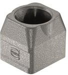 19140020402, Heavy Duty Power Connectors METAL HOOD HAN MODULAR TWIN