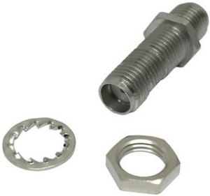 R125720001, RF Adapters - In Series SMA FEMALE-FEMALE BULKHEAD ADAPTER R125720001, RF Adapters - In Series SMA FEMALE-FEMALE BULKHEAD ADAPTER
