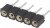 DS1002-01-1*5V13-JK, Гнездо, IDC, "мама", PIN 5, прямой,цанговые контакты, 2,54мм, THT