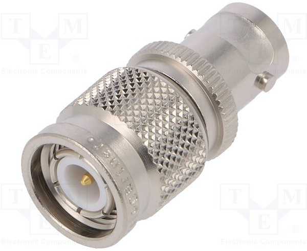 J01019B0000, Straight RF Adapter BNC Socket to TNC Plug