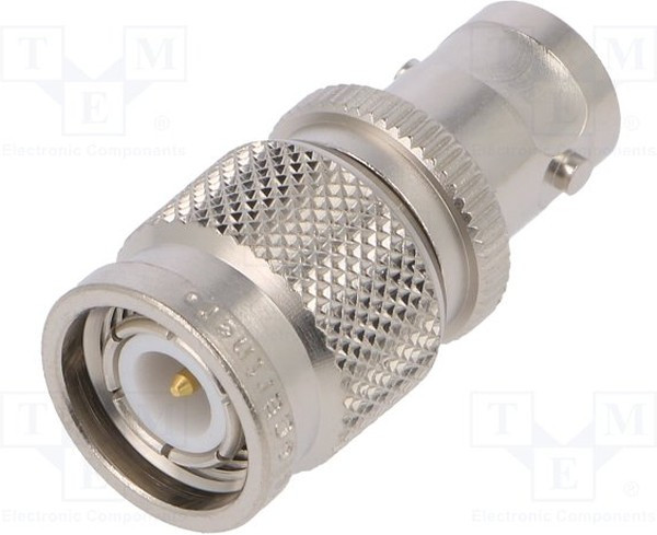 J01019B0000, Straight RF Adapter BNC Socket to TNC Plug