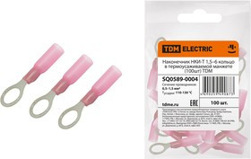 Наконечник НКИ-Т 1,5-6 кольцо в термоусаживаемой манжете (100шт) TDM