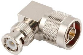 LCAD30033, RF ADAPTER, N PLUG-BNC PLUG, 50 OHM