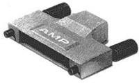 5749080-1, Корпус вилки, PIN: 50, экранированный, Фиксация: винтами, прямой
