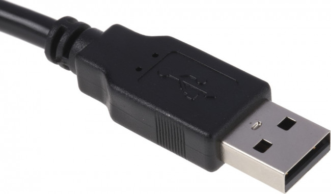 Straight, Panel Mount, Socket Type Mini IP67 USB Connector