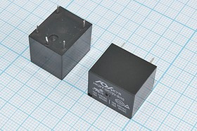 Реле 12В, HK3FF-DC12V-SHG, 1x10A,250V/10A125, [HJR3F; Q-7659 реле 12В\HK3FF-DC12V-SHG\ 1x10A,250V/10A125\[HJR3F