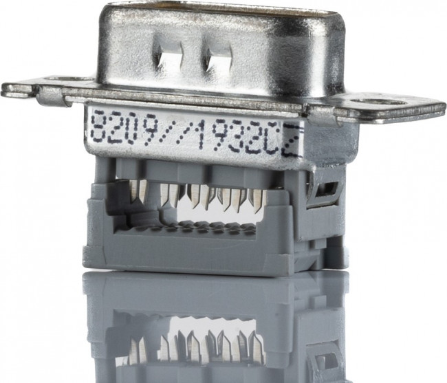 8209-8000, 8200 9 Way Right Angle Wire Mount D-sub Connector Plug, 1.27mm Pitch 8209-8000, 8200 9 Way Right Angle Wire Mount D-sub Connector Plug, 1.27mm Pitch