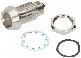 512-532-23, Индикат.лампа светодиод, вогнутый, 28ВDC, dотв 12,7мм, IP67