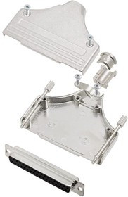 L17MHDM37+L77SDC37S, Разъем D Sub, With Backshell, DB37, Standard, Гнездо, MHDM, 37 контакт(-ов), DC, Solder Cup L17MHDM37+L77SDC37S, Разъем D Sub, With Backshell, DB37, Standard, Гнездо, MHDM, 37 контакт(-ов), DC, Solder Cup