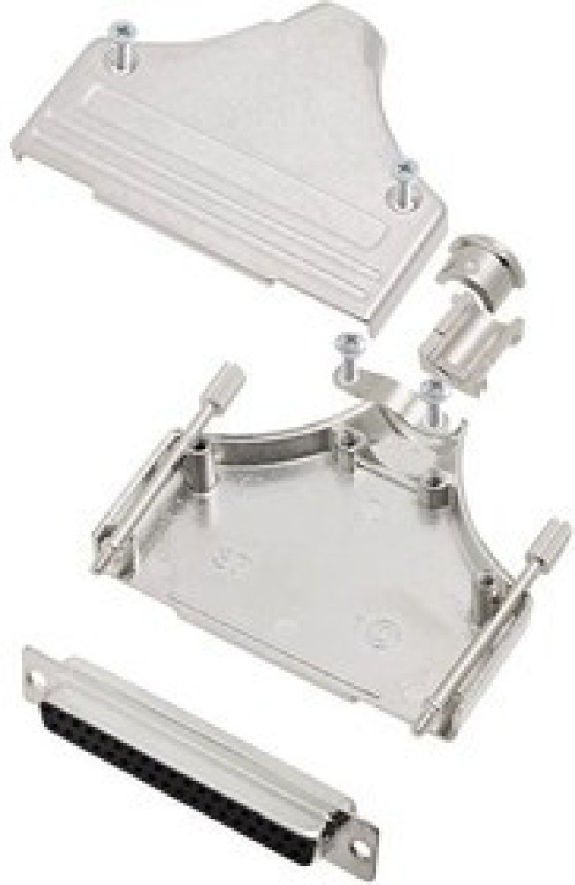 L17MHDM37+L77SDC37S, Разъем D Sub, With Backshell, DB37, Standard, Гнездо, MHDM, 37 контакт(-ов), DC, Solder Cup L17MHDM37+L77SDC37S, Разъем D Sub, With Backshell, DB37, Standard, Гнездо, MHDM, 37 контакт(-ов), DC, Solder Cup