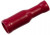 FRD1.25-156, (FRD1.25-156 red), наконечник кабельный - гнездо трубчатое полностью в изоляции d=4мм, сеч. пров. 0.5-1.5мм