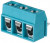 TB002V-500-03BE, Fixed Terminal Blocks Terminal block, screw type, 5.00 , vertical, 3 poles, CUI Blue, slotted screw, PCB mount