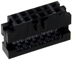 89361-712LF, Headers &amp; Wire Housings IDC Receptacle, 12P Key, Friction Latch