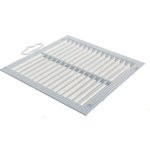 233-010, Решетка вентиляционная вытяжная АБС 138x138, бел. 1313С 233-010, Решетка вентиляционная вытяжная АБС 138x138, бел. 1313С