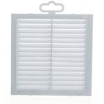 233-010, Решетка вентиляционная вытяжная АБС 138x138, бел. 1313С 233-010, Решетка вентиляционная вытяжная АБС 138x138, бел. 1313С