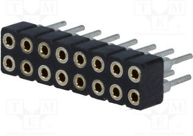 DS1002-02-2X08BT1F, Гнездо, IDC, "мама", PIN 16, 2мм, THT, 2x8, Полн.дл 7,4мм DS1002-02-2X08BT1F, Гнездо, IDC, "мама", PIN 16, 2мм, THT, 2x8, Полн.дл 7,4мм