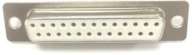 25 Way Panel Mount D-sub Connector Socket, 2.77mm Pitch