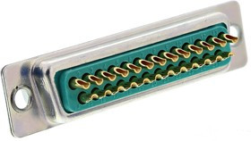 25 Way Panel Mount D-sub Connector Socket, 2.77mm Pitch