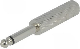 FM1002, Вилка, Jack 6,3мм, "папа", mono, Кол-во полюс: 2, прямой, на провод FM1002, Вилка, Jack 6,3мм, "папа", mono, Кол-во полюс: 2, прямой, на провод