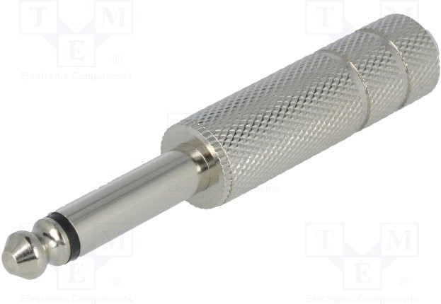 FM1002, Вилка, Jack 6,3мм, "папа", mono, Кол-во полюс: 2, прямой, на провод FM1002, Вилка, Jack 6,3мм, "папа", mono, Кол-во полюс: 2, прямой, на провод