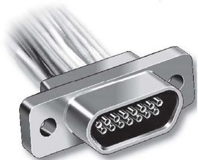 MWDM2L-25S-4K1-36B, D-Sub Micro-D Connectors MICRO D PREWIRED CON 25CNT SKT #24AWG MWDM2L-25S-4K1-36B, D-Sub Micro-D Connectors MICRO D PREWIRED CON 25CNT SKT #24AWG
