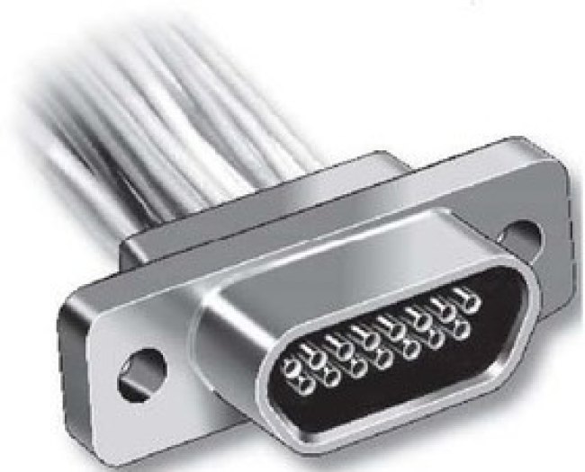 MWDM2L-25S-4K1-36B, D-Sub Micro-D Connectors MICRO D PREWIRED CON 25CNT SKT #24AWG