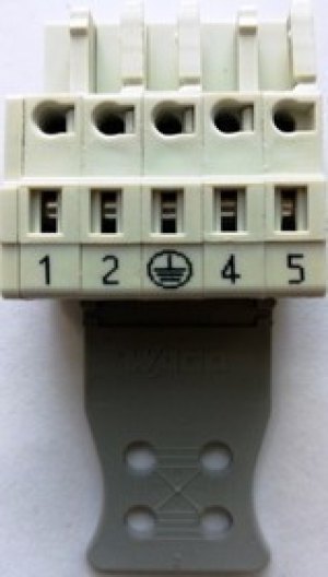 721-105/026-000/033-000 Соединитель розетка 5-конт. Пластина разгрузки