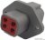 DTSK04-1-08PB, Automotive Connectors Receptacle Housing Key B Black DTSK04-1-08PB, Automotive Connectors Receptacle Housing Key B Black
