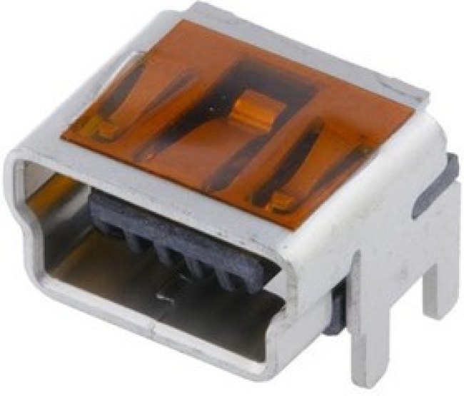51387-0578, USB Connectors USB Mini-B Recept On-The-Go Rt.Angle