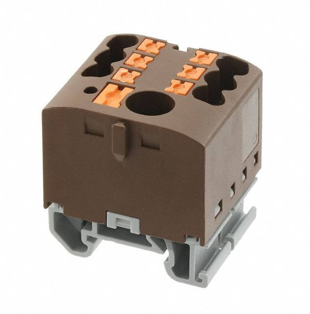 3274176, DIN Rail Terminal Blocks PTFIX6/6X2,5-NS15ABN 2.5mm2 w/6mm2 feedi