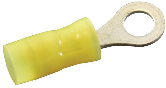 324051, Terminals NYL-RING 04AWG #5 16 YELLOW