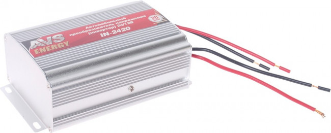 43897, Преобразователь напряжения 24 - 12 В 20 А AVS IN-2420