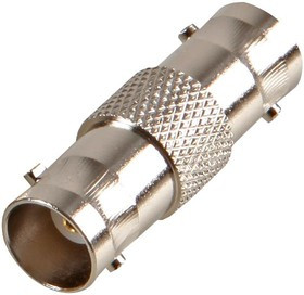 RW1-021, BNC Socket To BNC Socket Adaptor, 75 ohm, Nickel Plated Brass Body