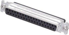DCUF37STFO, D-Sub Standard Connectors DSUB 37 F CRIMP FLOA F0 TIN