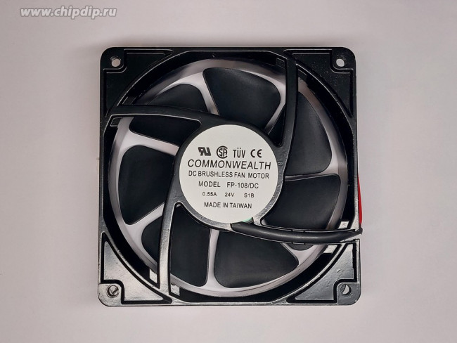 Вентилятор COMMONWEALTH FP-108/DC 0.55A 24V 120x38 2pin