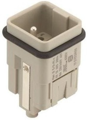 09120053004, Heavy Duty Power Connectors Han Q 5/0 male crmp 16A w/ coding option 09120053004, Heavy Duty Power Connectors Han Q 5/0 male crmp 16A w/ coding option