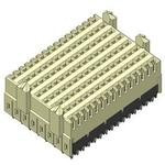 10040993-101LF, Conn Backplane RCP 120 POS 2mm Press Fit ST Thru-Hole