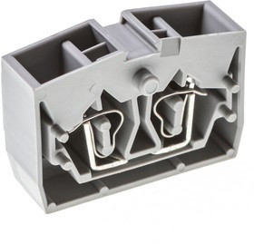 WS2.5-END-CO-01P-11-00AH, 2-пров. оконечная клемма, 0,08-2,5 мм2, серая