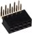 KLS1-208-8.4-2-10-R, Гнездо на плату, шаг 2.54мм, 2x5, угловое