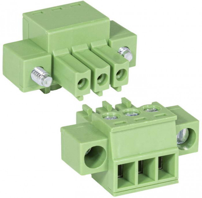 15EDGKM-3.5- 03P-14-00A(H), (15EDGKM-3.5- 03P-14-00ZH), Разъемный клеммный блок, 3 контакта. Серия 15EDGKM-3.5