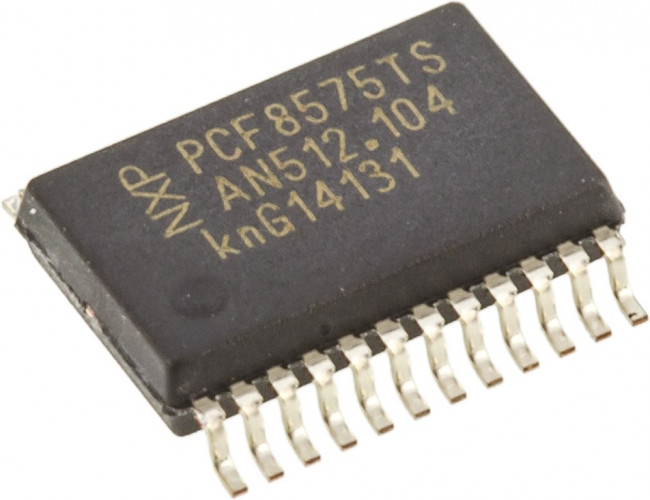 PCF8575TS/1,112, Расширитель I/O, 16бит, 400 кГц, I2C, 2.5 В, 5.5 В, SSOP