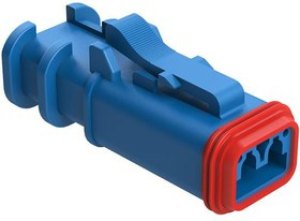 AT06-2S-OMBLU, Automotive Connectors PLUG, 2 SOCKET OVER-MOLDING, BLUE AT06-2S-OMBLU, Automotive Connectors PLUG, 2 SOCKET OVER-MOLDING, BLUE