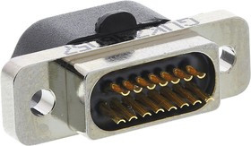 MWDM2L-15SS, MWDM 15 Way Panel Mount D-sub Connector Socket MWDM2L-15SS, MWDM 15 Way Panel Mount D-sub Connector Socket