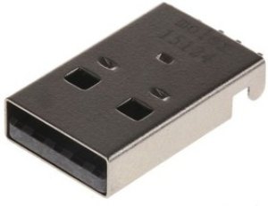 480372200, Разъем USB, тип A, USB 2.0, вилка, 4 контакта, поверностный монтаж 480372200, Разъем USB, тип A, USB 2.0, вилка, 4 контакта, поверностный монтаж