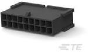 1-794616-8, Conn Housing PL 18 POS 3mm Crimp ST Cable Mount Black Tray