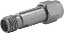 33_SMA-50-0-51/199_NE, Straight RF Adapter SMA Plug to SMA Socket 18GHz