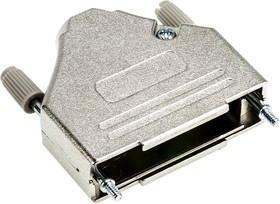MHDTZK25-RA-PC-K, MHDTZK-RA Series Zinc D Sub Backshell, 25 Way, Strain Relief MHDTZK25-RA-PC-K, MHDTZK-RA Series Zinc D Sub Backshell, 25 Way, Strain Relief