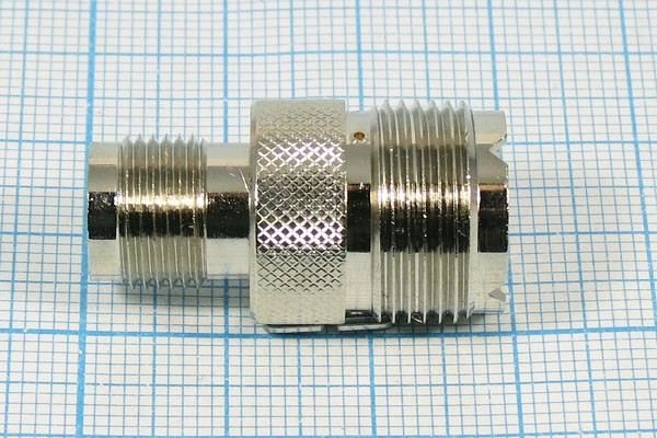 Переходник гнездо TNC - гнездо UHF, №549 гн TNC-гн UHF; №549 гн TNC-гн UHF