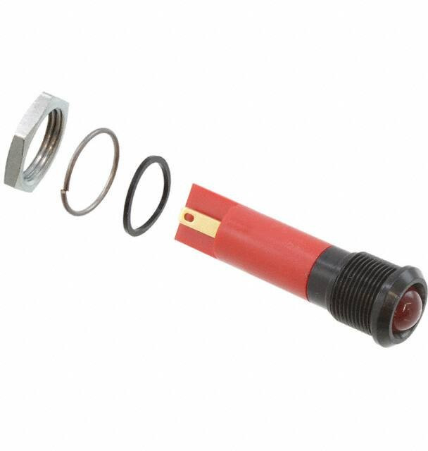 Q12P1BXXR110E, LED Panel Mount Indicators INDICATOR 110V 110V 12MM PROM RED