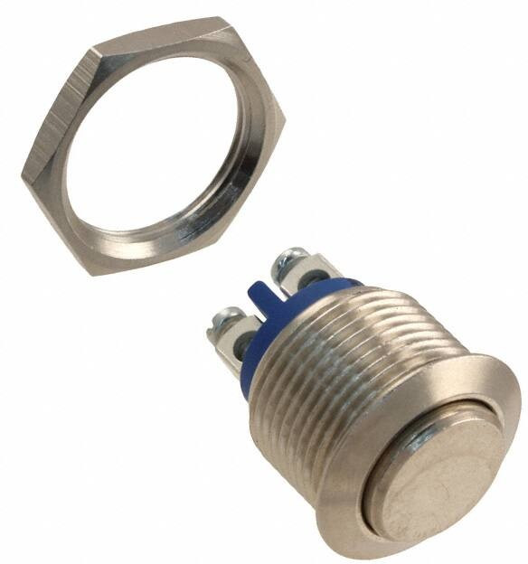 AV0630C900, Pushbutton Switches SP NO MOM FLAT ACT